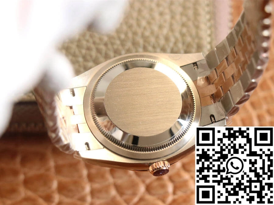 Rolex Datejust M126231-0027 EW Factory Diamonds Rose Gold Dial