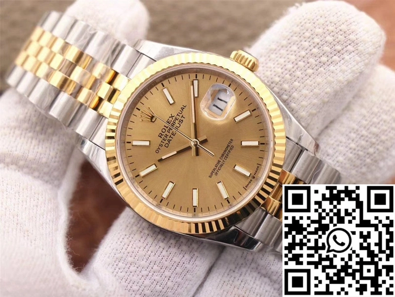 Rolex Datejust M126233-0015 EW Factory Champagne Dial