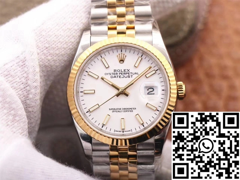 Rolex Datejust M126233-0019 EW Factory White Dial