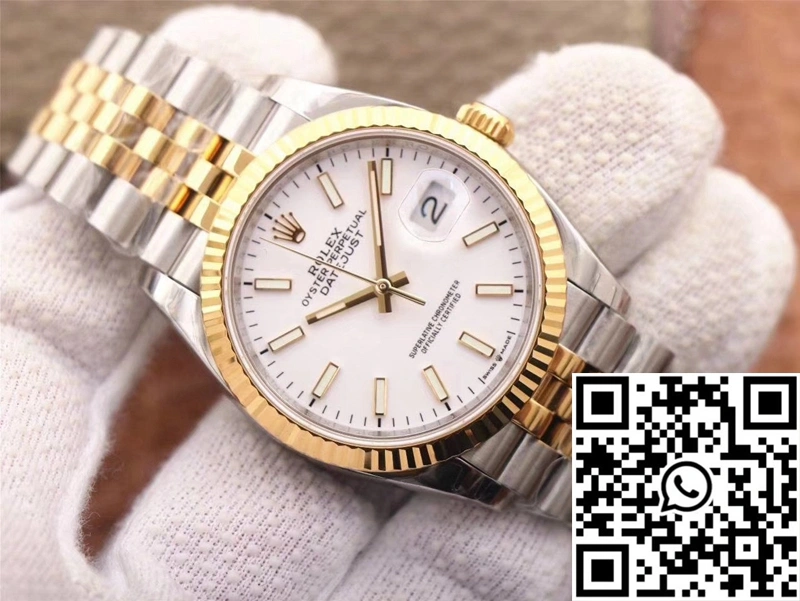 Rolex Datejust M126233-0019 EW Factory White Dial