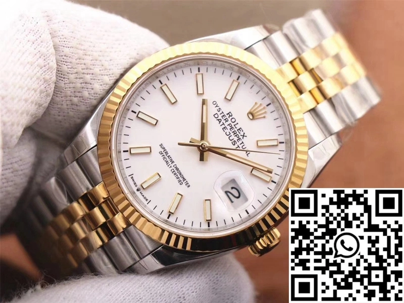 Rolex Datejust M126233-0019 EW Factory White Dial