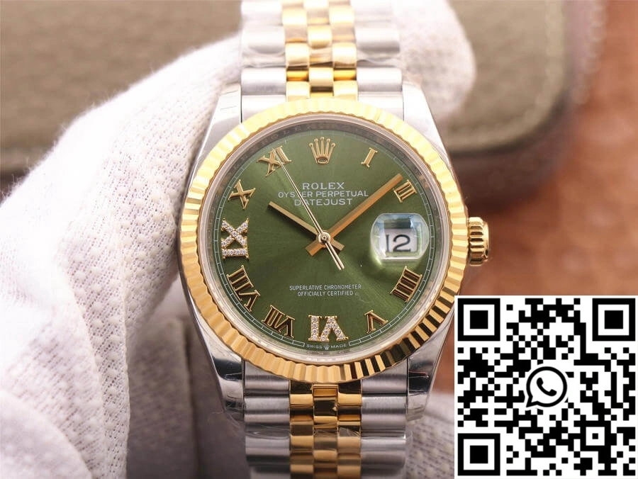 Rolex Datejust M126233-0025 EW Factory Olive Green Dial