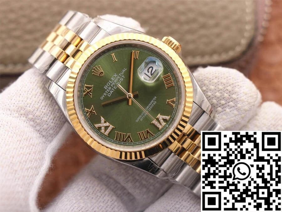 Rolex Datejust M126233-0025 EW Factory Olive Green Dial
