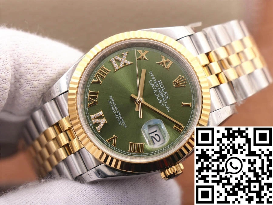 Rolex Datejust M126233-0025 EW Factory Olive Green Dial