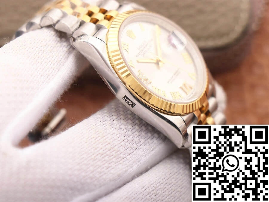 Rolex Datejust M126233-0031 EW Factory Yellow Gold Diamond Dial