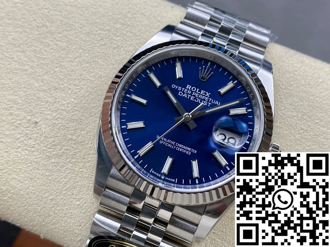 Rolex Datejust M126234-0017 36MM Clean Factory Blue Dial