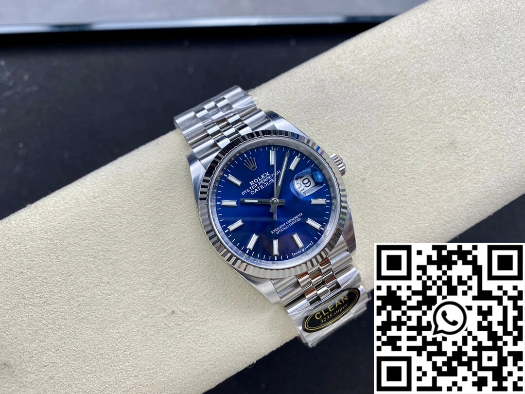 Rolex Datejust M126234-0017 36MM Clean Factory Blue Dial