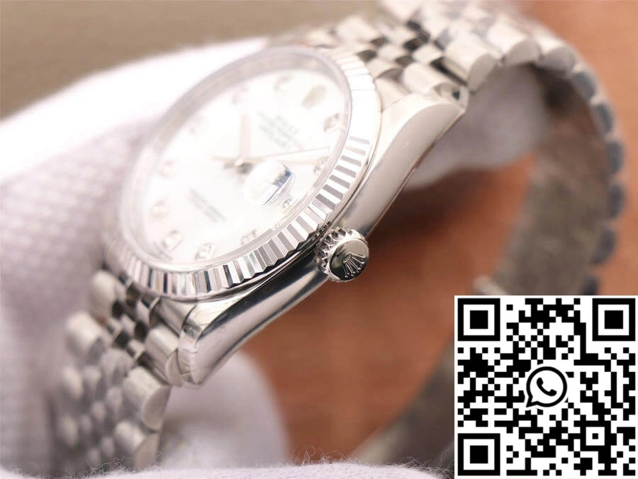 Rolex Datejust M126234-0019 EW Factory White Mother-Of-Pearl Dial