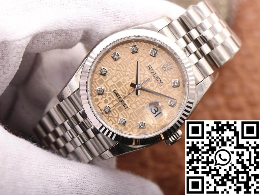 Rolex Datejust M126234-0023 36MM EW Factory Diamond-Studded Dial