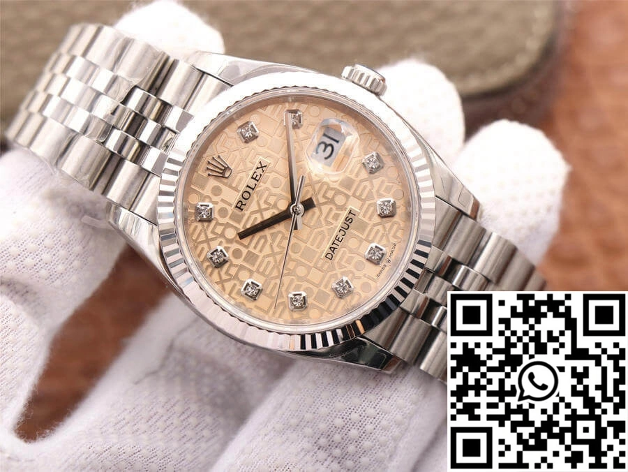 Rolex Datejust M126234-0023 36MM EW Factory Diamond-Studded Dial
