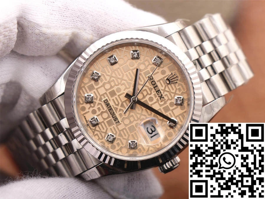 Rolex Datejust M126234-0023 36MM EW Factory Diamond-Studded Dial