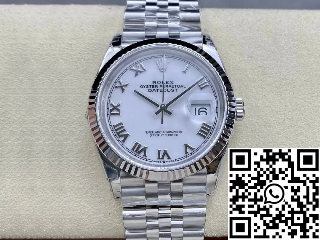 Rolex Datejust M126234-0025 36MM VS Factory White Dial