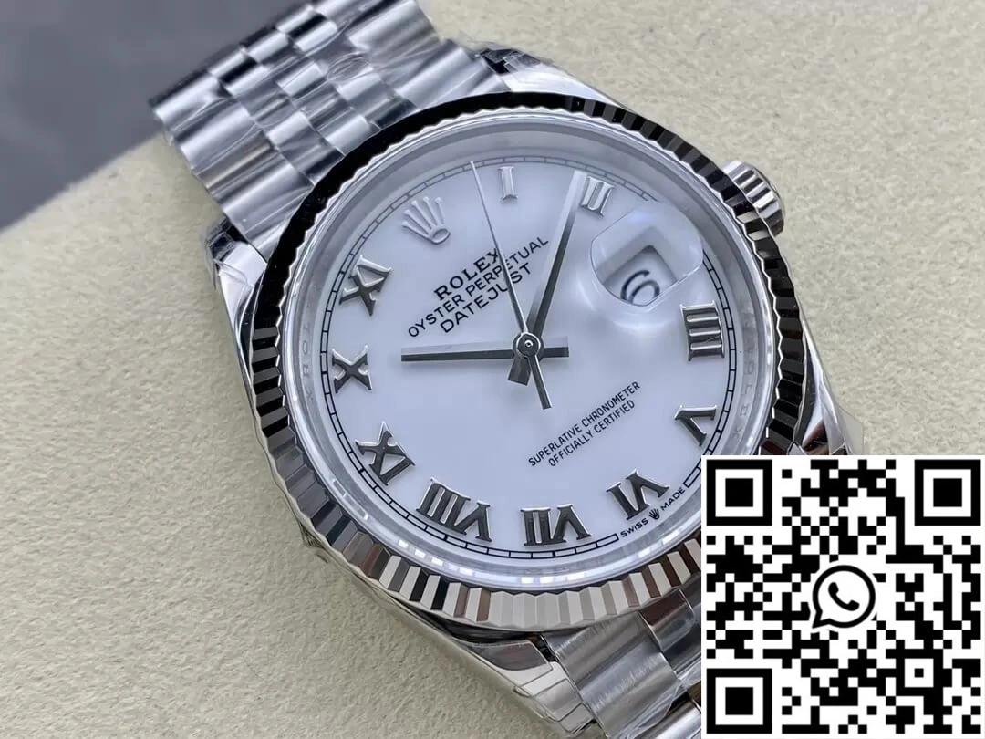 Rolex Datejust M126234-0025 36MM VS Factory White Dial