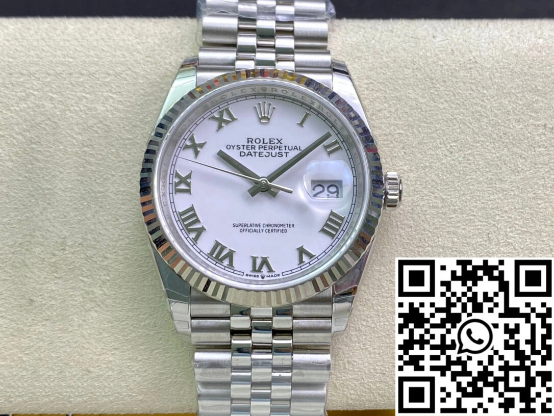 Rolex Datejust M126234-0025 EW Factory White Dial