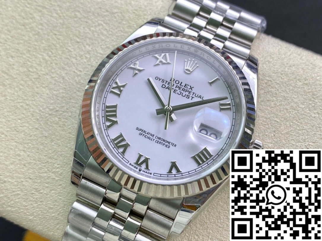 Rolex Datejust M126234-0025 EW Factory White Dial