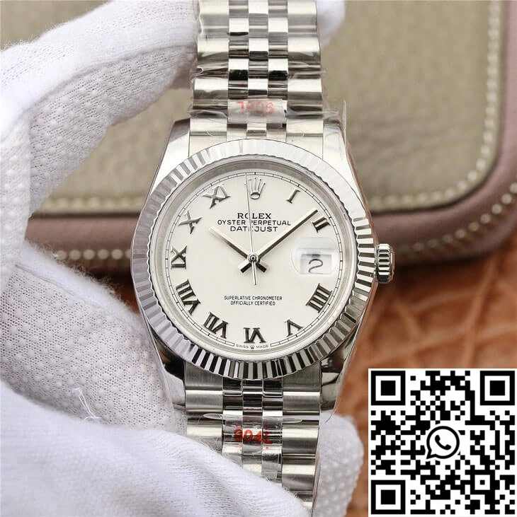 Rolex Datejust M126234-0025 GM Factory White Dial
