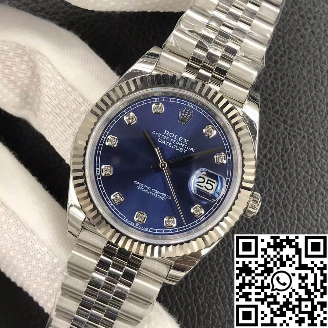Rolex Datejust M126234-0037 EW Factory 18ct White Gold