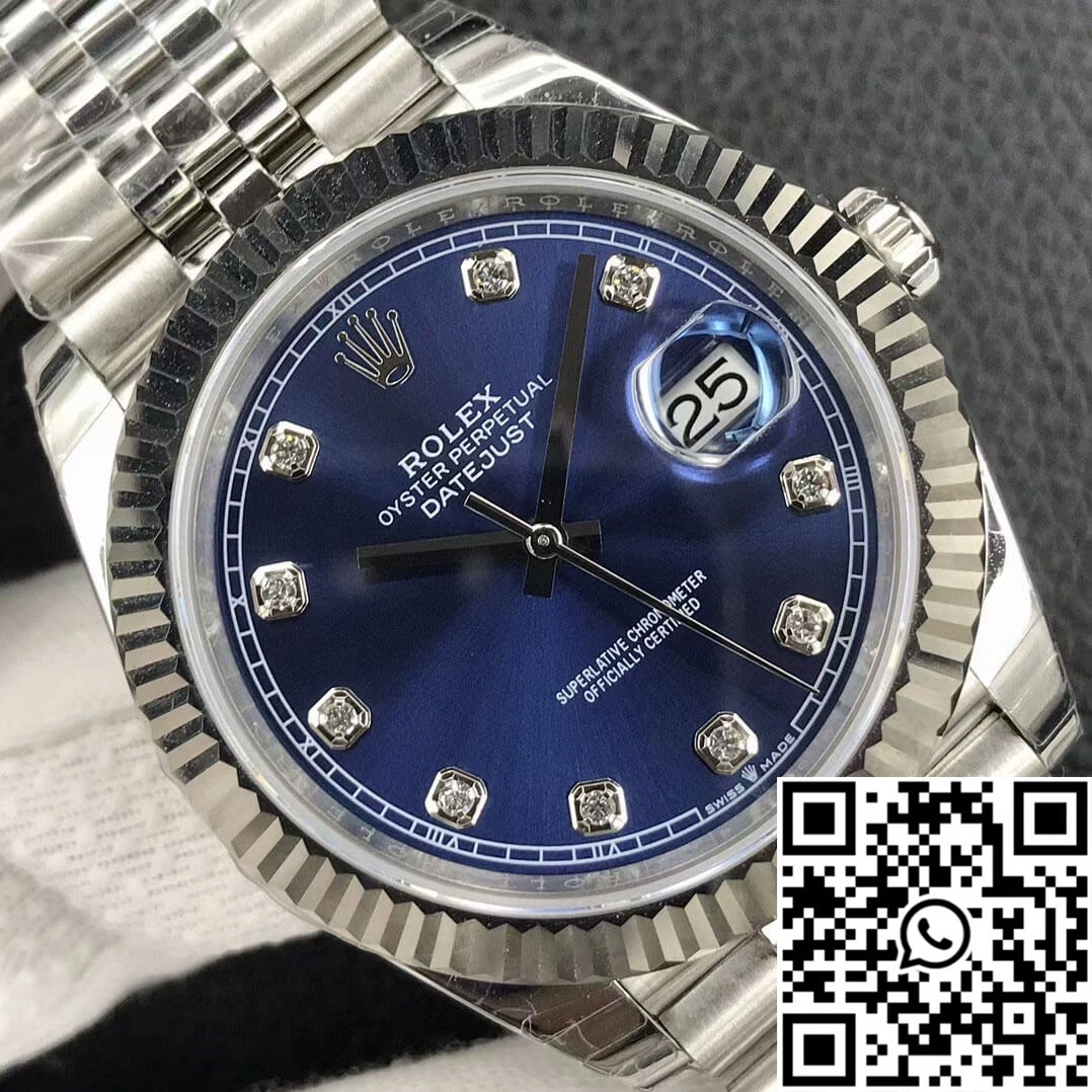 Rolex Datejust M126234-0037 EW Factory 18ct White Gold
