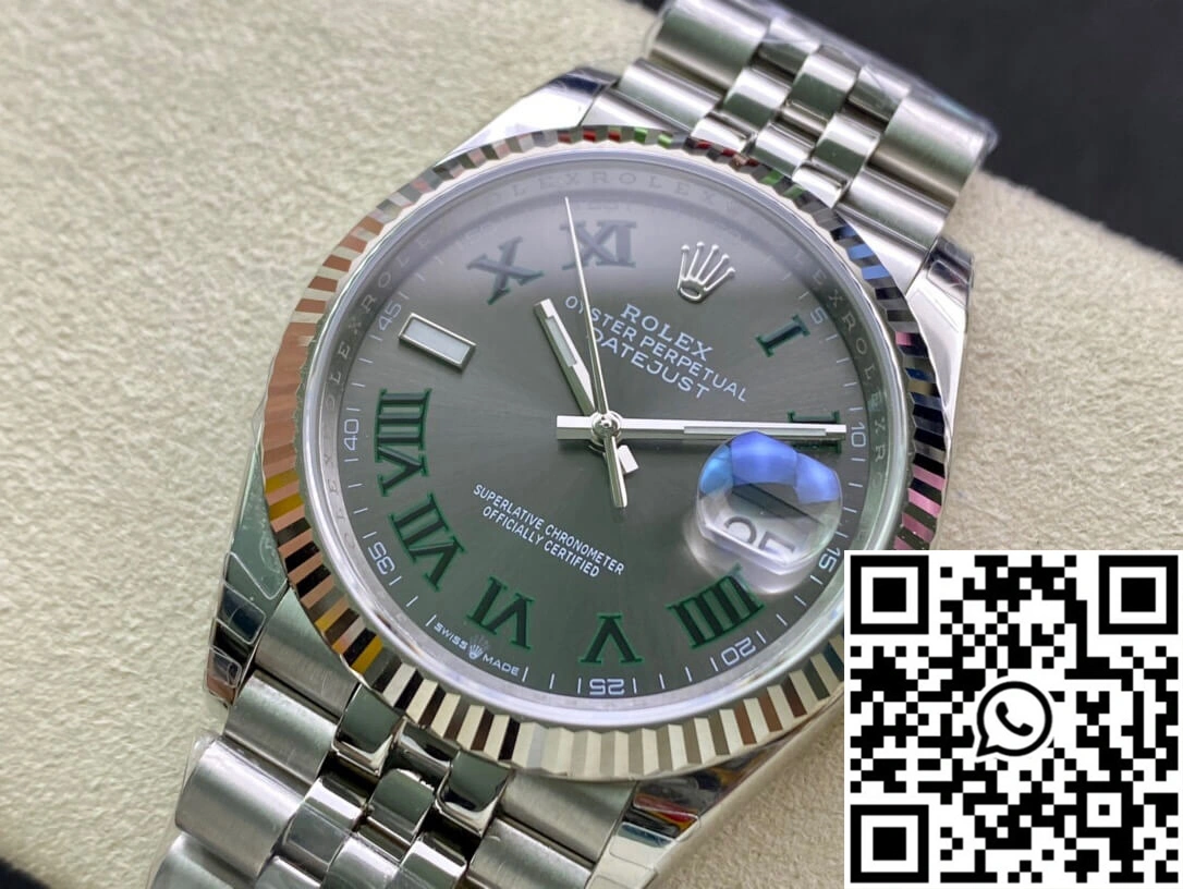 Rolex Datejust M126234-0045 36MM EW Factory Grey Dial