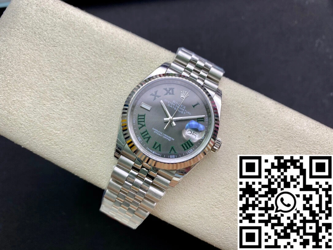 Rolex Datejust M126234-0045 36MM EW Factory Grey Dial