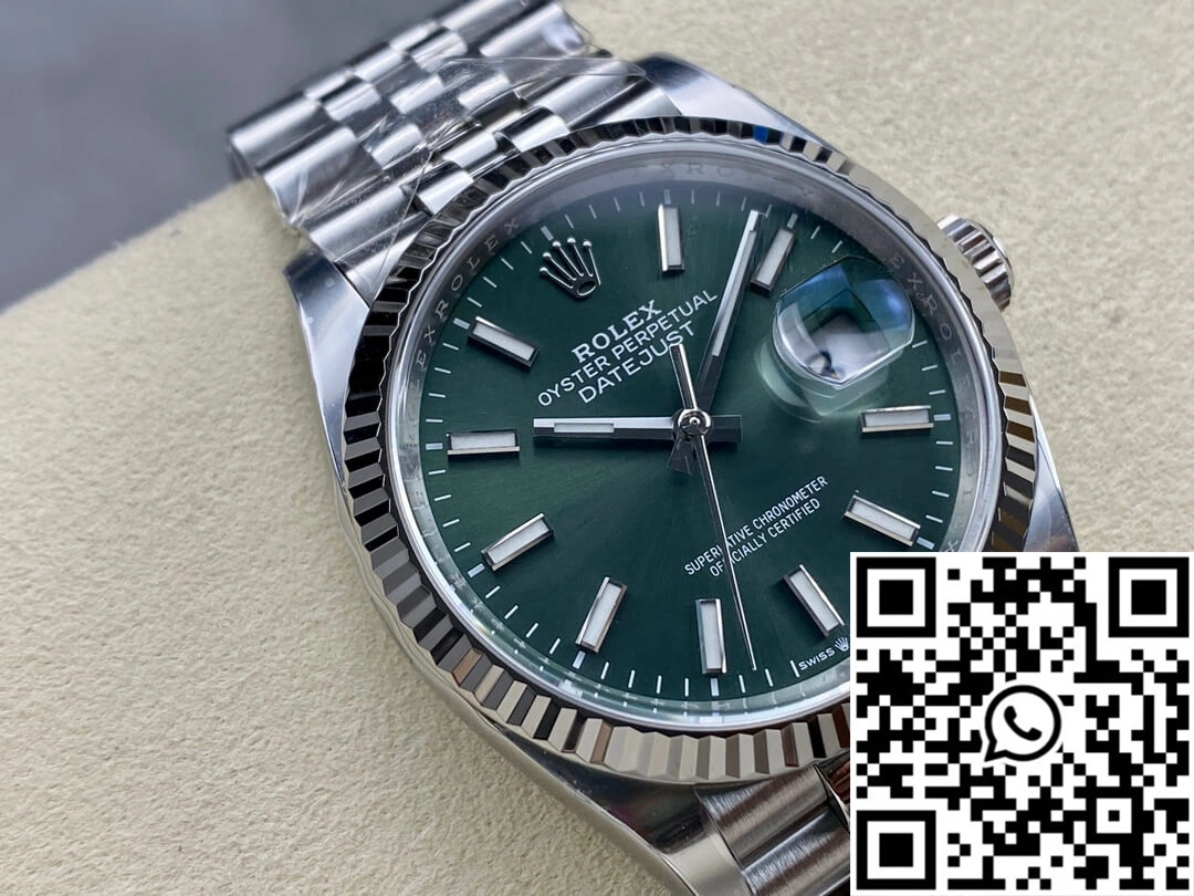 Rolex Datejust M126234-0051 36MM Clean Factory Green Dial