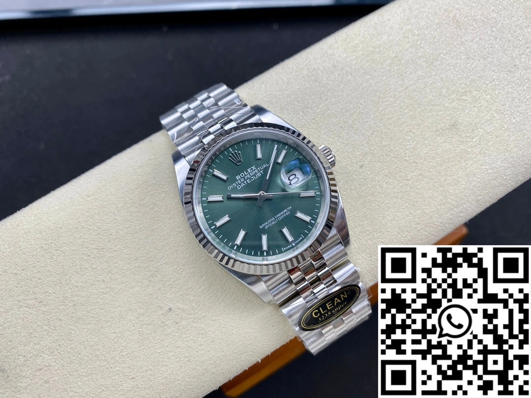 Rolex Datejust M126234-0051 36MM Clean Factory Green Dial