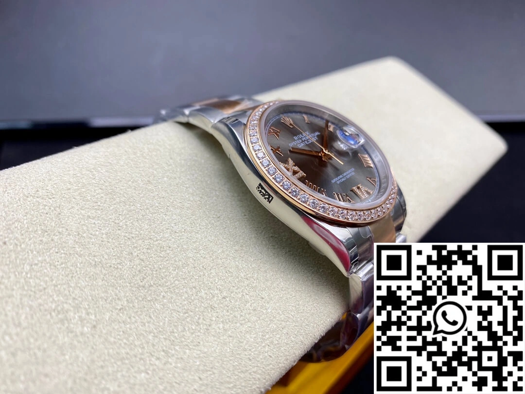 Rolex Datejust M126281RBR-0012 EW Factory Diamond-set Bezel