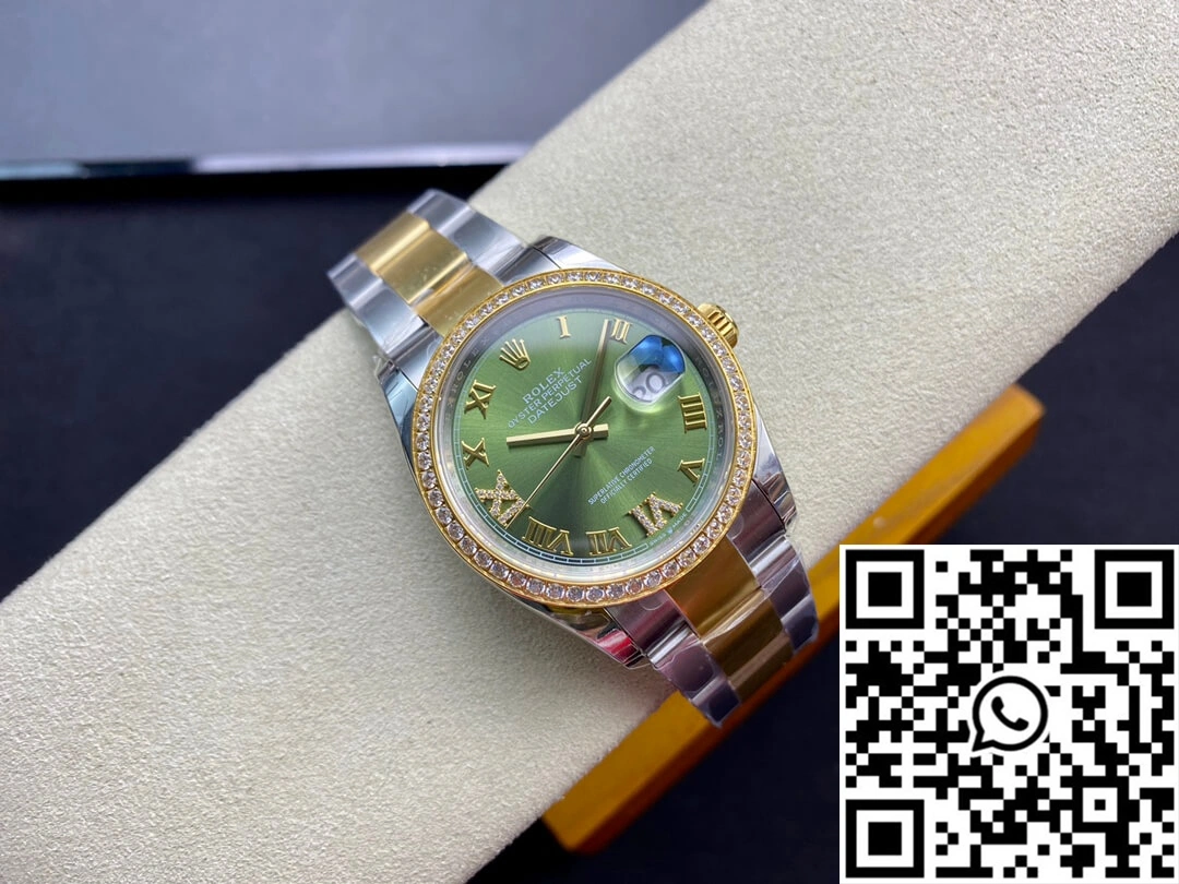 Rolex Datejust M126283RBR-0012 EW Factory Diamond-set Bezel