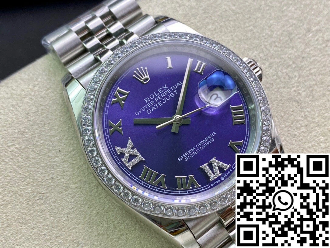 Rolex Datejust M126284RBR-0013 EW Factory Diamond-set Bezel