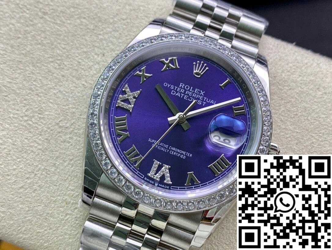 Rolex Datejust M126284RBR-0013 EW Factory Diamond-set Bezel