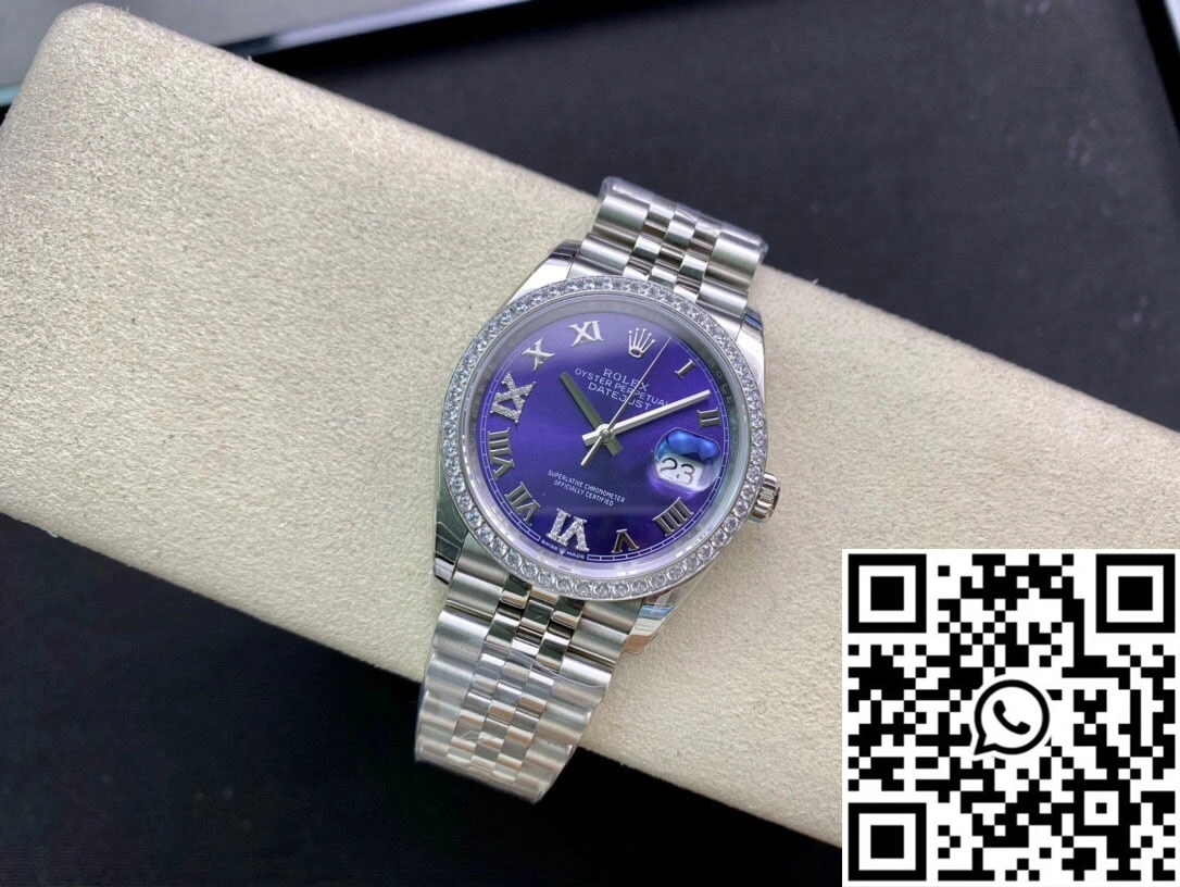 Rolex Datejust M126284RBR-0013 EW Factory Diamond-set Bezel