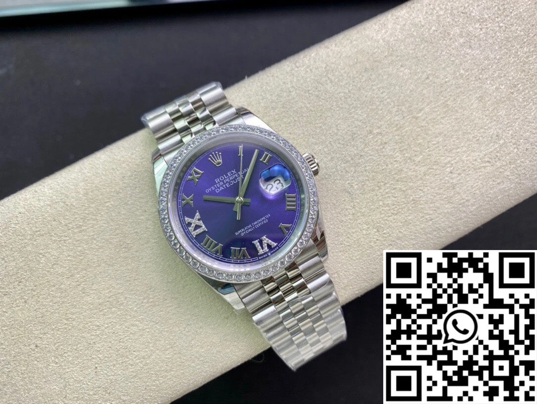 Rolex Datejust M126284RBR-0013 EW Factory Diamond-set Bezel