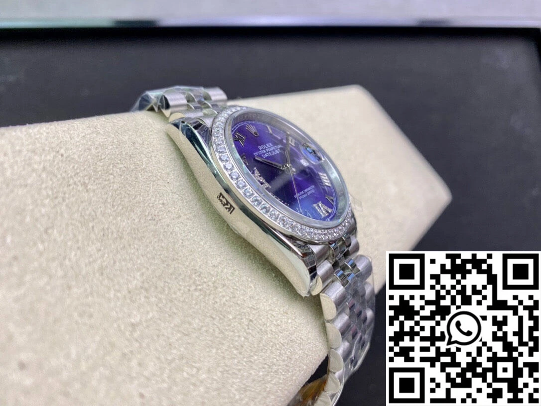 Rolex Datejust M126284RBR-0013 EW Factory Diamond-set Bezel