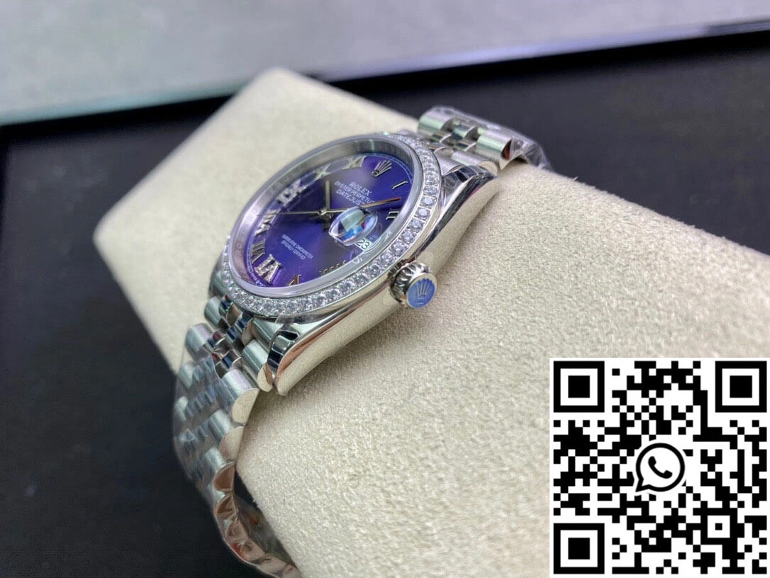 Rolex Datejust M126284RBR-0013 EW Factory Diamond-set Bezel
