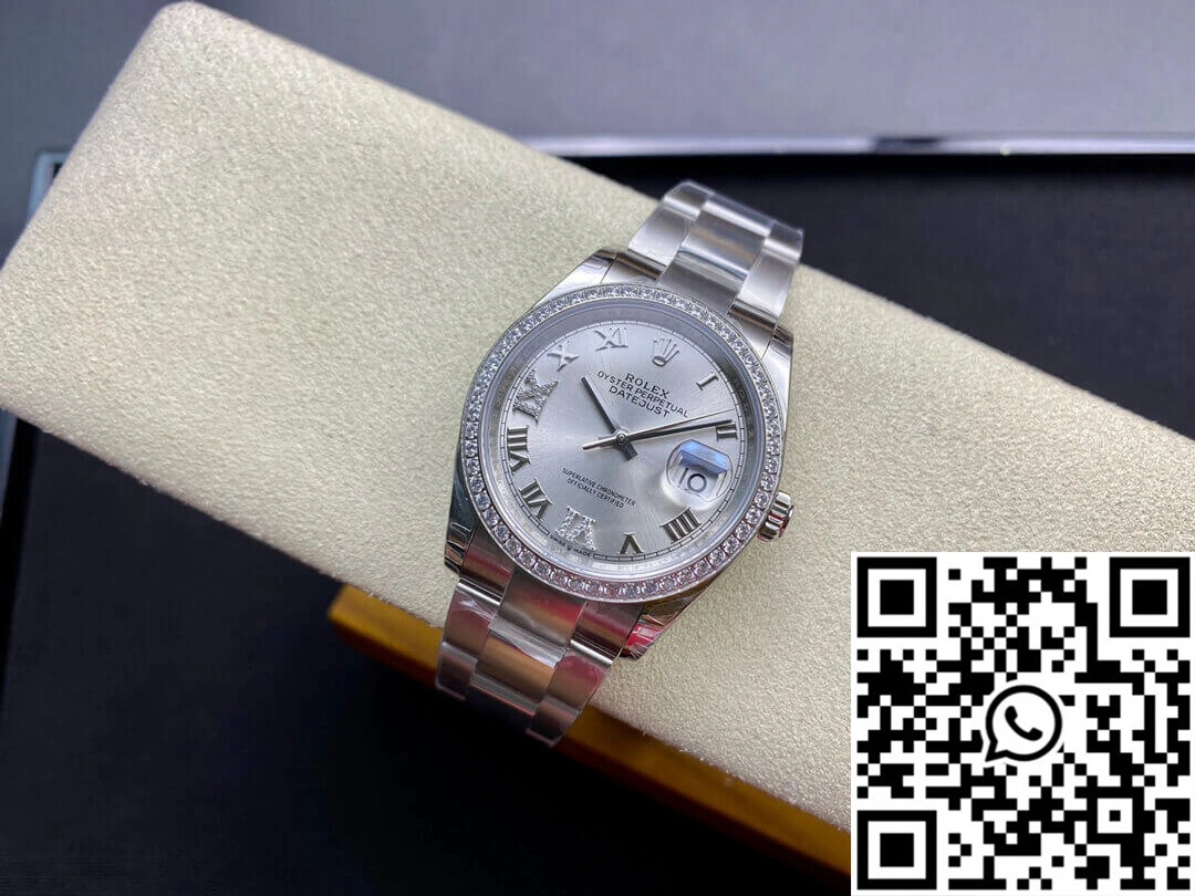 Rolex Datejust M126284RBR-0022 EW Factory Diamond-set Bezel
