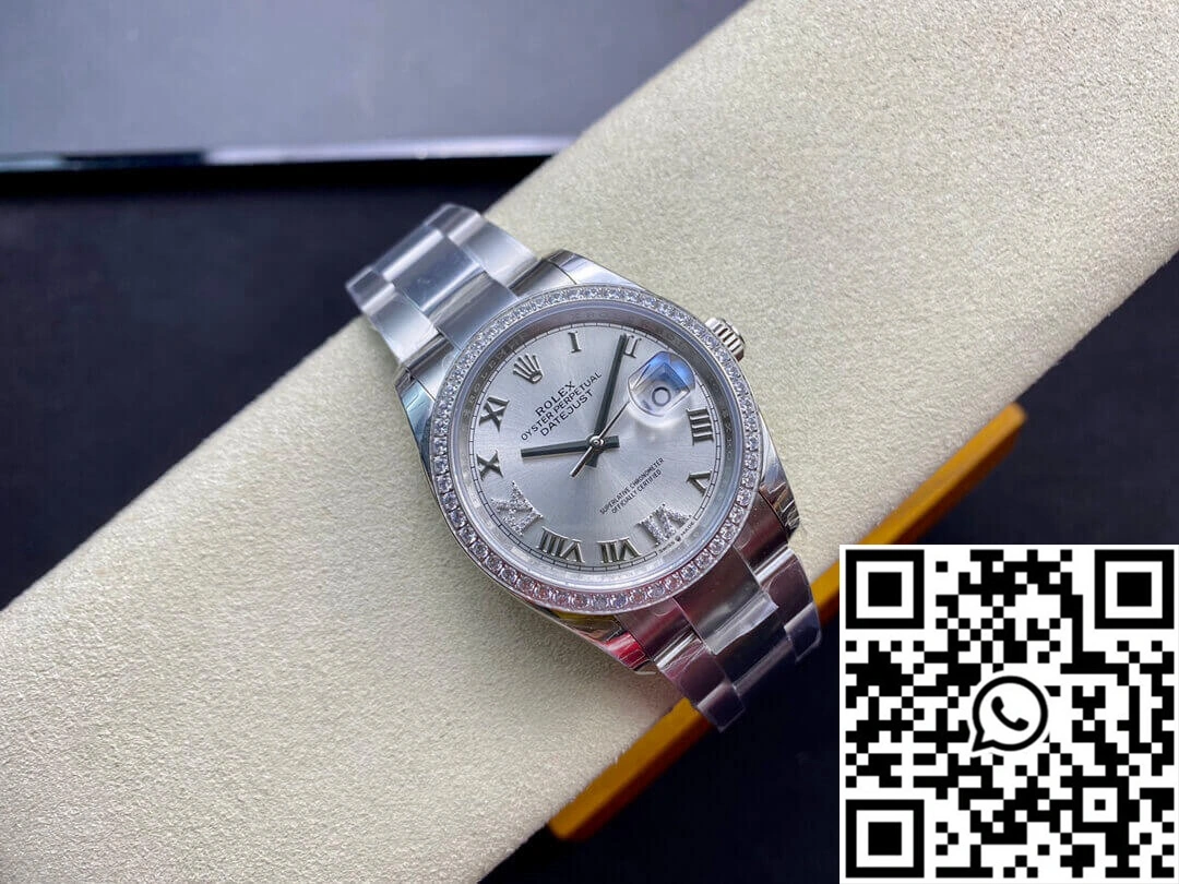 Rolex Datejust M126284RBR-0022 EW Factory Diamond-set Bezel