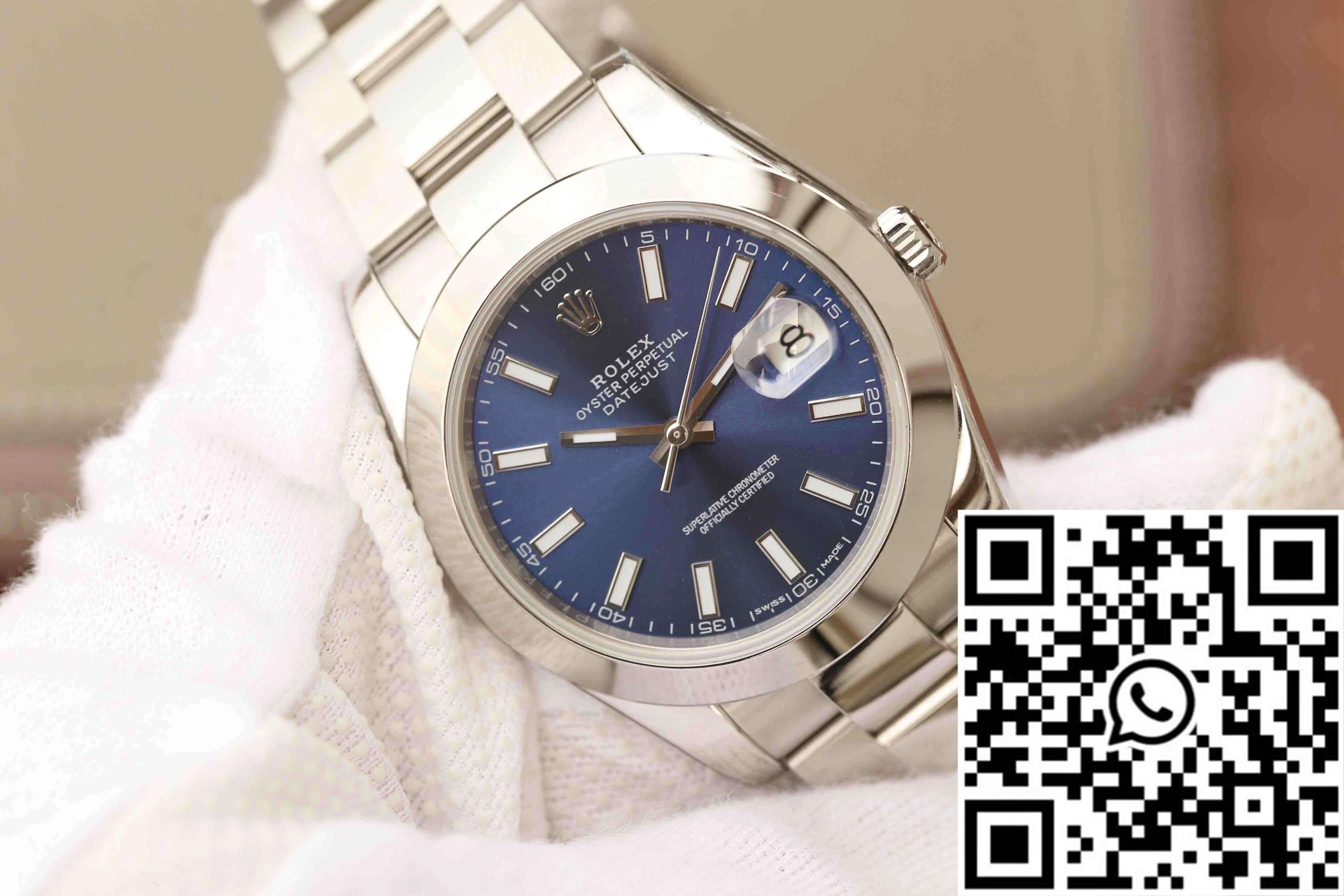 Rolex Datejust M126300-0001 EW Factory Blue Dial