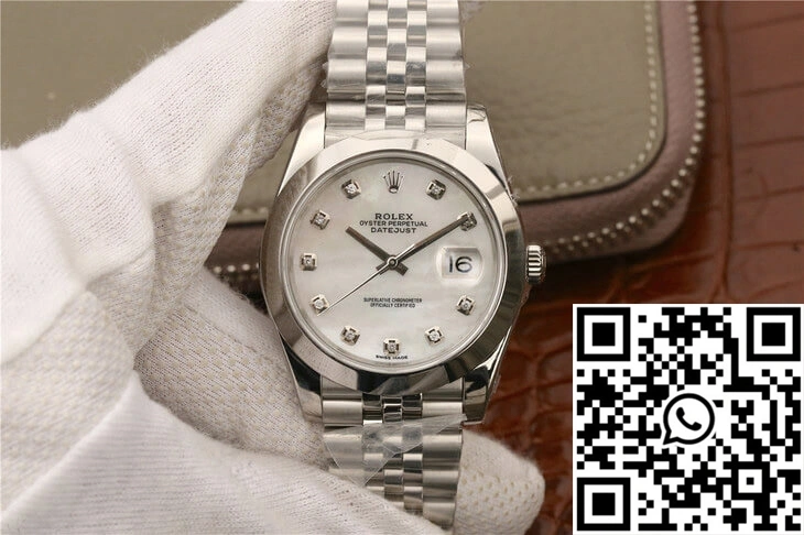 Rolex Datejust M126300 EW Factory Diamond-set Dial