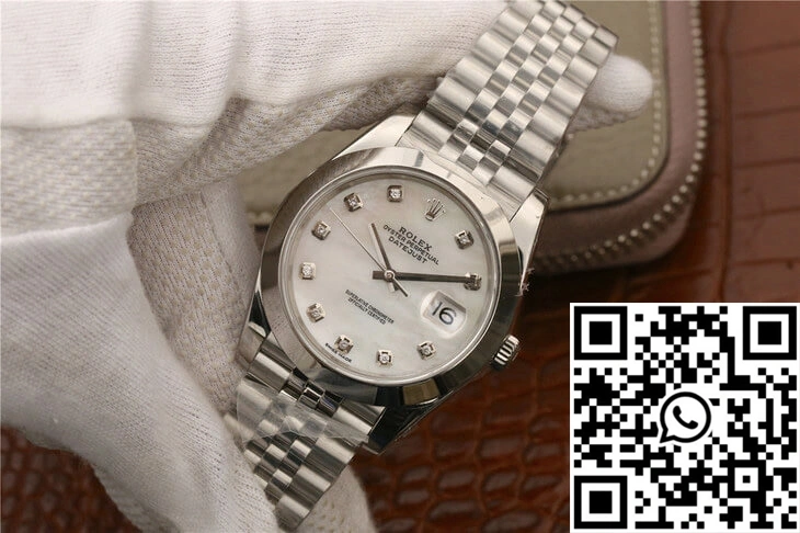 Rolex Datejust M126300 EW Factory Diamond-set Dial