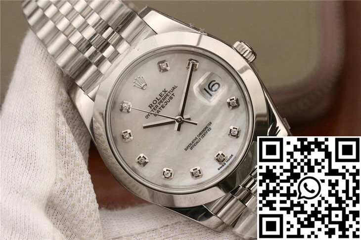 Rolex Datejust M126300 EW Factory Diamond-set Dial
