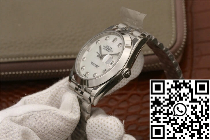 Rolex Datejust M126300 EW Factory Diamond-set Dial