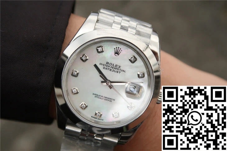 Rolex Datejust M126300 EW Factory Diamond-set Dial
