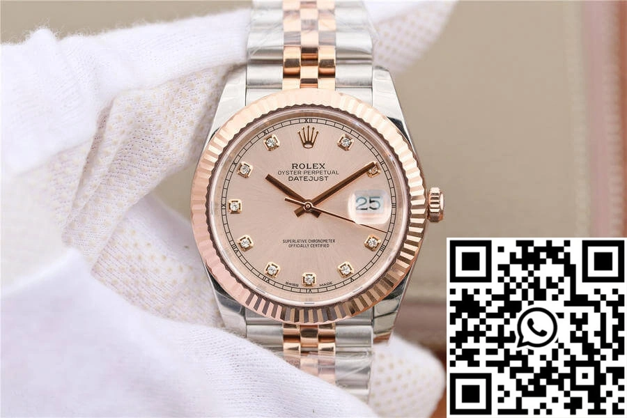 Rolex Datejust M126331-0008 EW Factory Rose Gold Sundust Dial