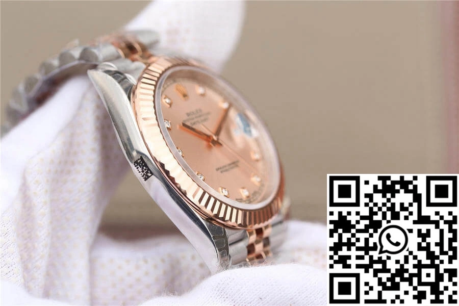 Rolex Datejust M126331-0008 EW Factory Rose Gold Sundust Dial