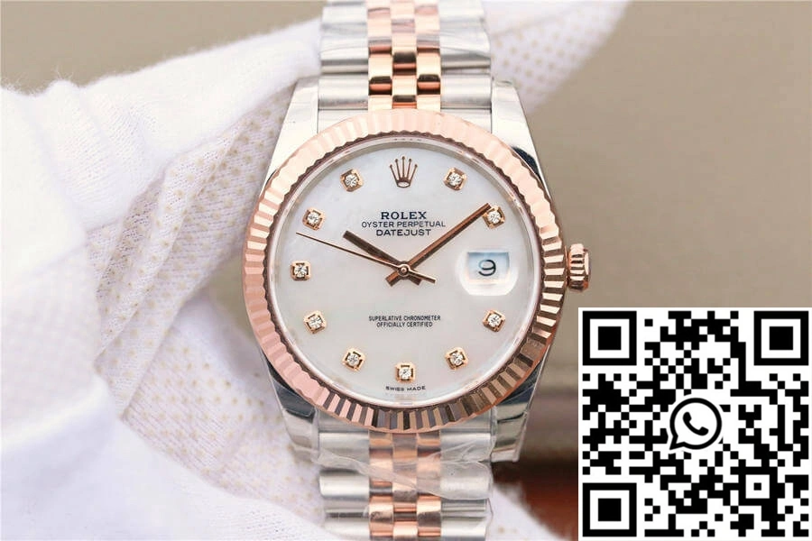 Rolex Datejust M126331-0014 EW Factory White Mother-Of-Pearl Dial