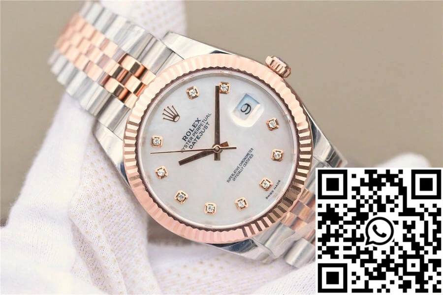 Rolex Datejust M126331-0014 EW Factory White Mother-Of-Pearl Dial