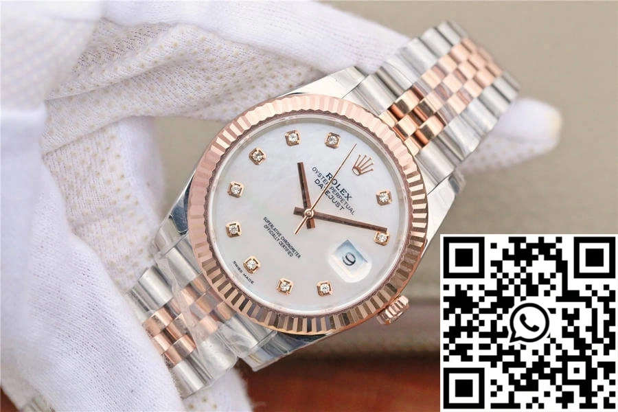 Rolex Datejust M126331-0014 EW Factory White Mother-Of-Pearl Dial