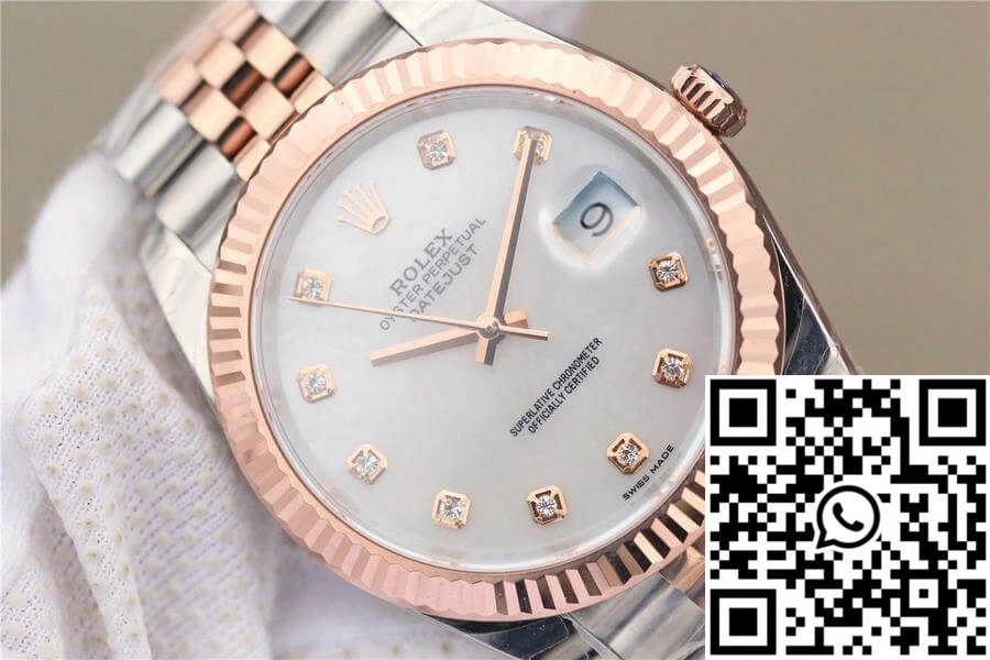 Rolex Datejust M126331-0014 EW Factory White Mother-Of-Pearl Dial