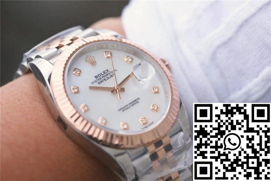 Rolex Datejust M126331-0014 EW Factory White Mother-Of-Pearl Dial