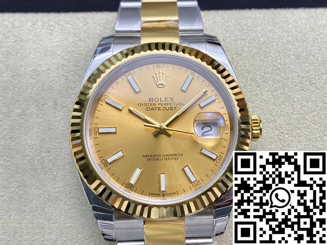 Rolex Datejust M126333-0009 EW Factory Yellow Gold